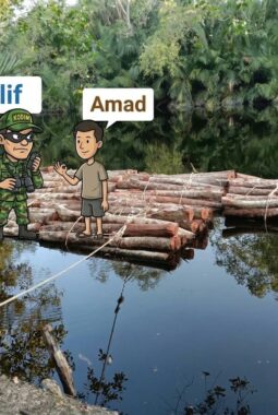 Skandal Pembalakan Liar di Sungai Apit: Disebut “Pemain Besar”, Pandi Malah Lempar Badan ke Amad dan Alif Oknum Intel Kodim