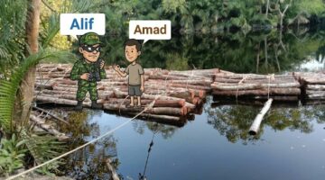 Skandal Pembalakan Liar di Sungai Apit: Disebut “Pemain Besar”, Pandi Malah Lempar Badan ke Amad dan Alif Oknum Intel Kodim